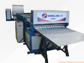 Ondulada — máquina fabricada pela Regis Indústria